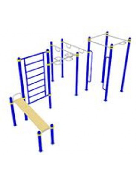 Спортивний комплекс з лавкою для преса Інклюзивний